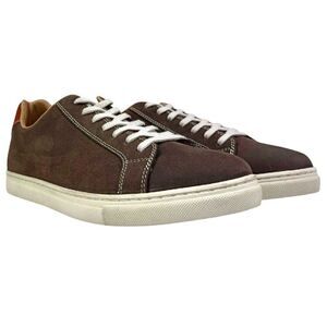 Firetrap Mens Julian Leather Moc Toe Formal Sneakers / Tan